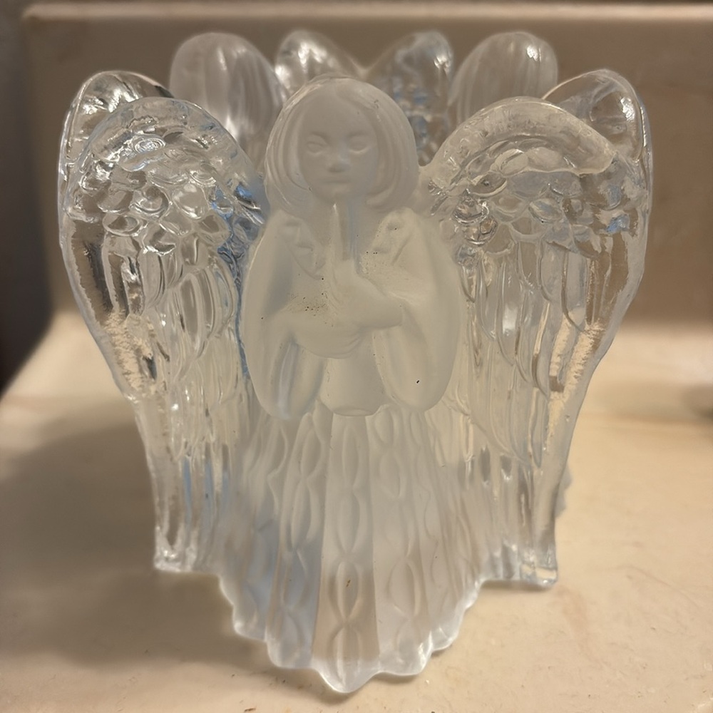 Carlton Cards 3 Angels Votive Holder